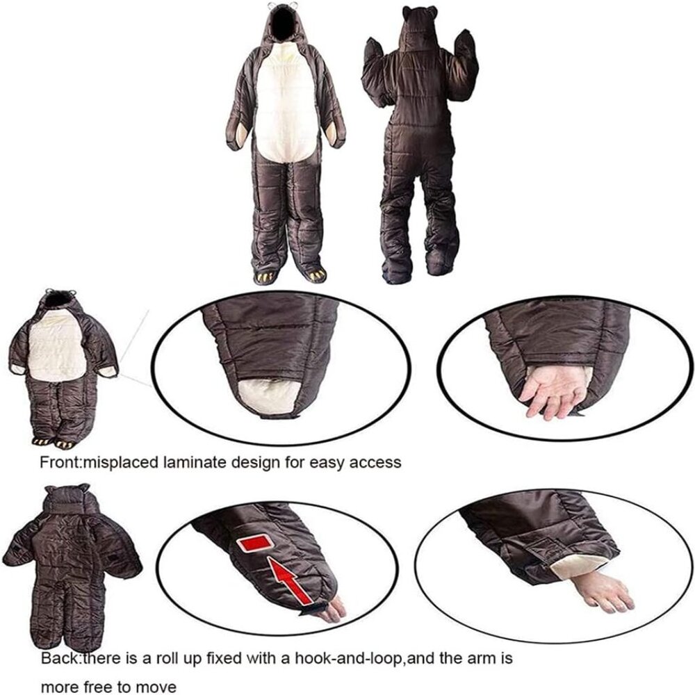 Wearable full body sleeping bag - MEDIUM - Picture 6 of 9